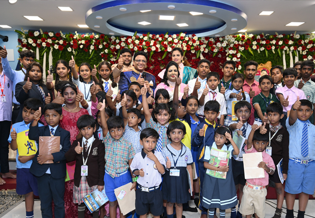 50 students in Bangalore were given free education scholarships in honour of Bro Andrew Richard's 60th birthday for courses ranging from first grade to third-year degrees. The Grace Ministry organisation now provides free education to about 110 students.